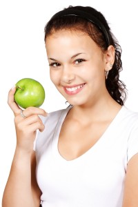 an apple as part of the high fiber diet plan